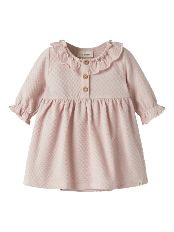 Lil Atelier - Noel LS Body Dress - Hushed Violet - 56 cm