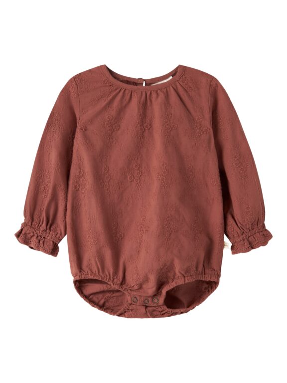 Lil Atelier - Nopa LS Loose Body - Mahogany - 56 cm