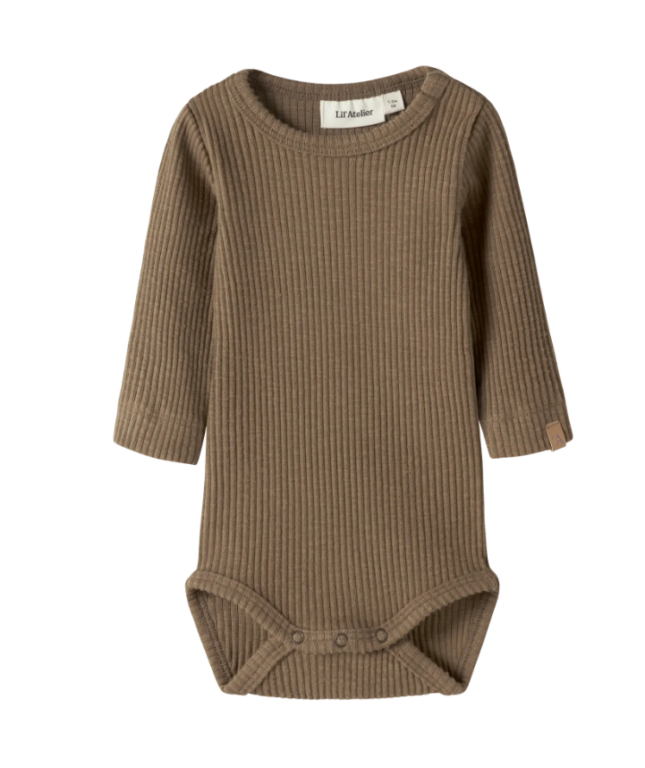 Lil Atelier Rajo - Mab LS Slim Body - Kangaroo - 56 cm