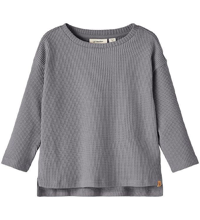 Lil Atelier Rolf Bluse - Silver Filigree - 92 cm