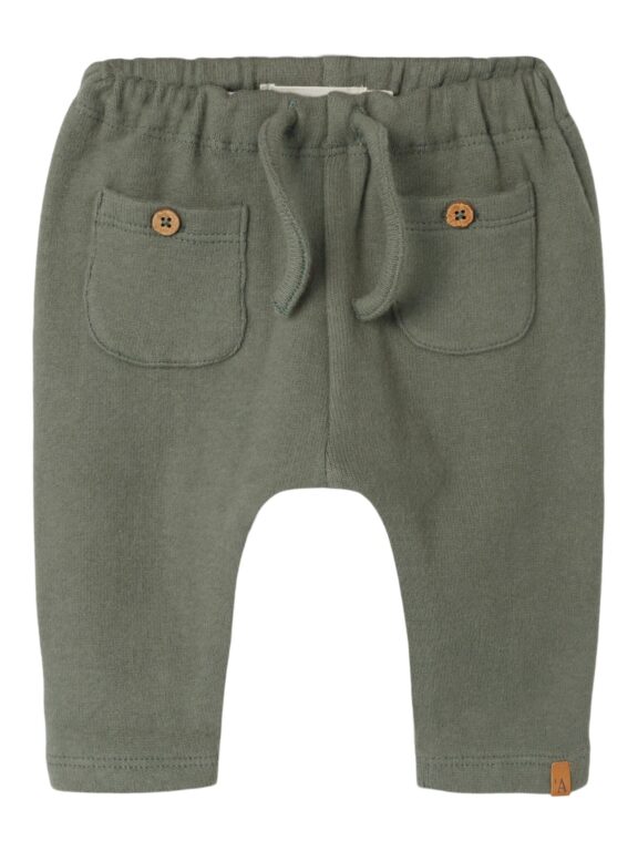 Lil Atelier Thor Loose Pants - Agave Green - 56 cm