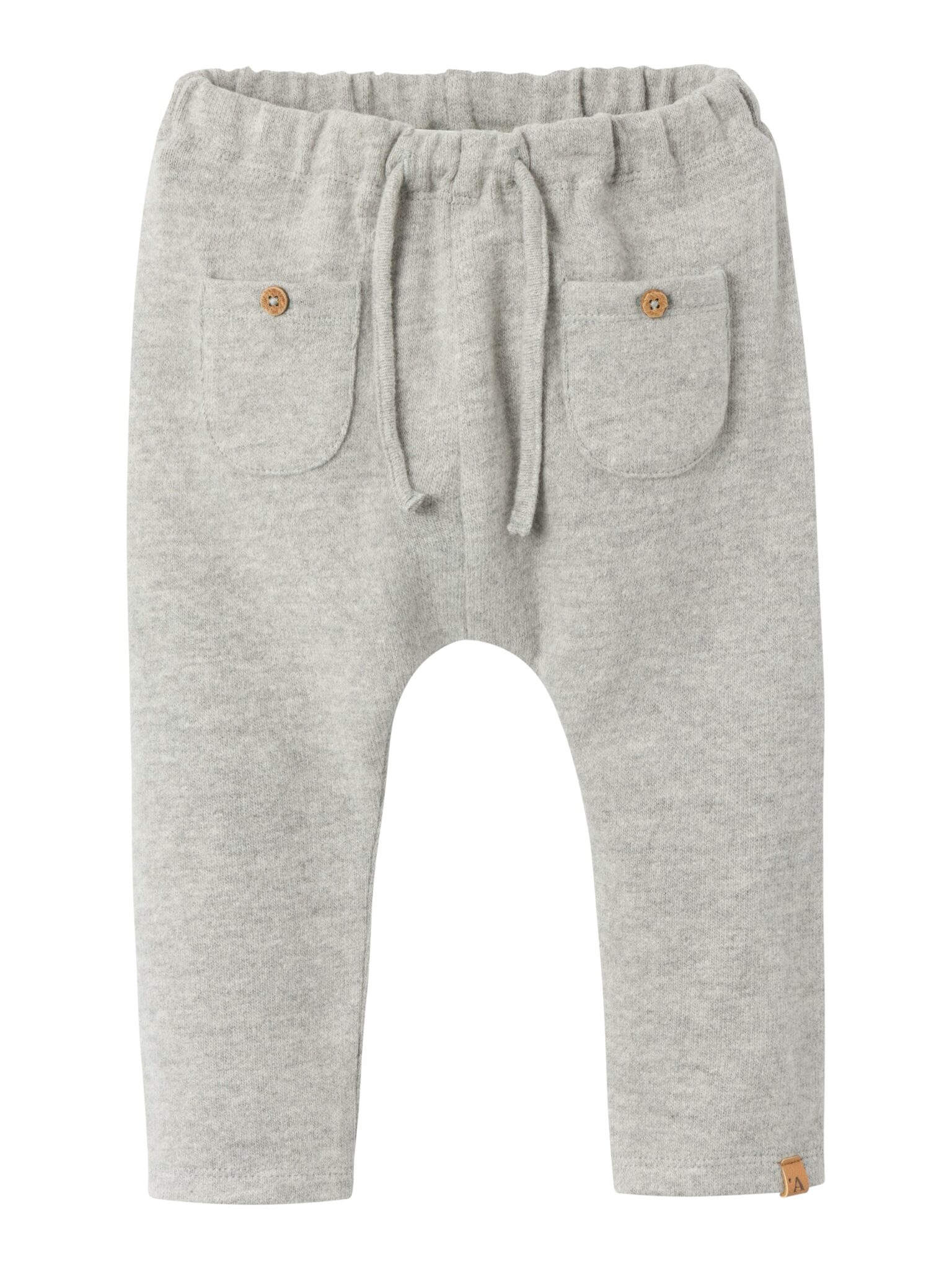 Lil Atelier Thor Loose Pants - Grey Melange - 56 cm