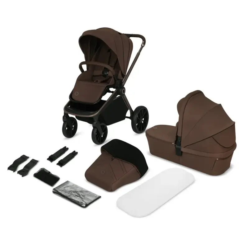 Lionelo Mika plus 2in1 Kombivogn - Mocha Mousse
