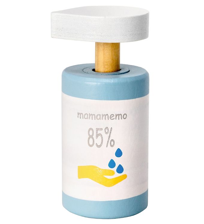 MaMaMeMo Håndsprit - Træ - Hvid/Blå MaMaMeMo Håndsprit - Træ - Hvid/Blå