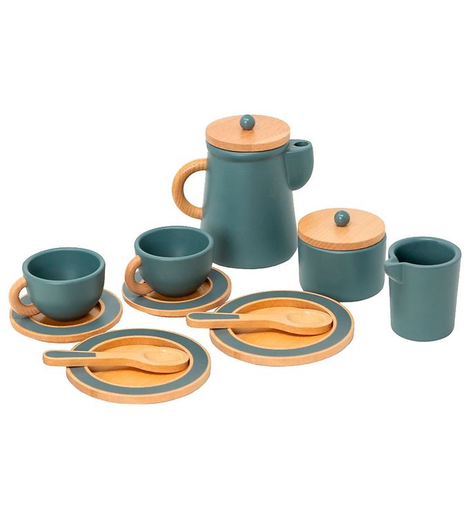 MaMaMeMo Kaffestel - Træ - Emerald Green MaMaMeMo Kaffestel - Træ - Emerald Green