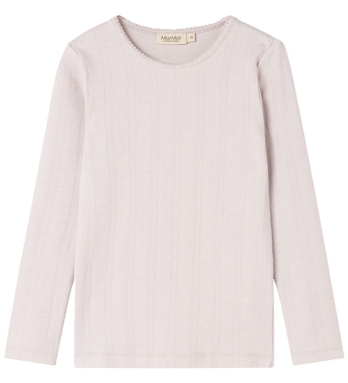 MarMar Bluse - Modal/Pointelle - Tamra - Violet Dust MarMar Bluse - Modal/Pointelle - Tamra - Violet Dust