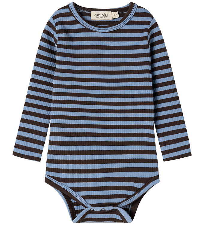 MarMar Body l/æ - Modal/Rib - Blue Heaven Stripe