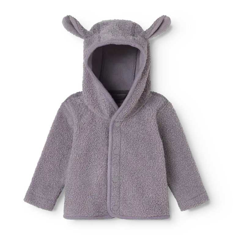 MarMar Copenhagen Olini Teddy Jakke - Purple Suede - 62