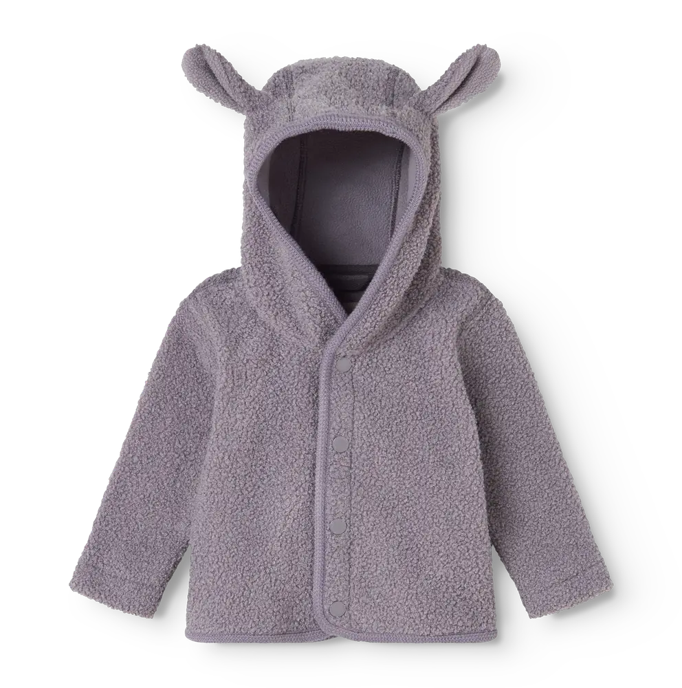MarMar Copenhagen Olini Teddy Jakke - Purple Suede - 62