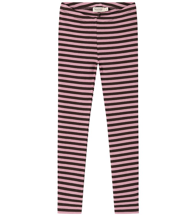 MarMar Leggings - Modal/Rib - Heather Stripe