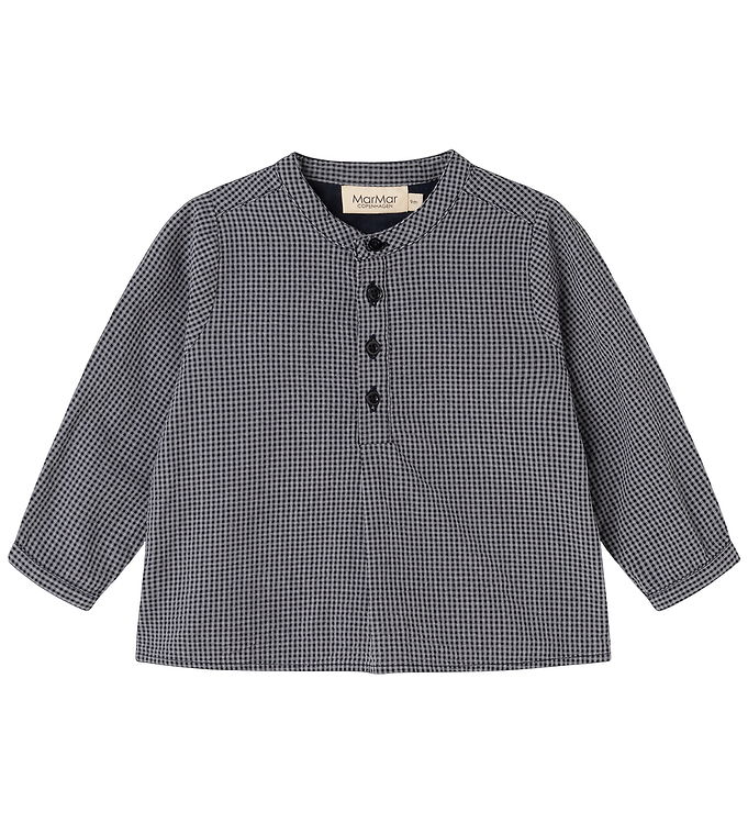 MarMar Skjorte - Totora - Pigeon Blue Check MarMar Skjorte - Totora - Pigeon Blue Check