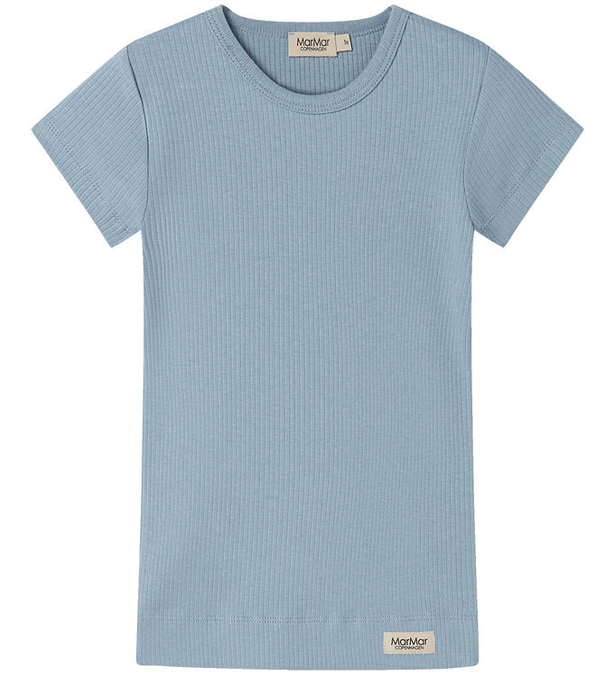 MarMar T-shirt - Rib - Bomuld/Modal - Blue Iris MarMar T-shirt - Rib - Bomuld/Modal - Blue Iris