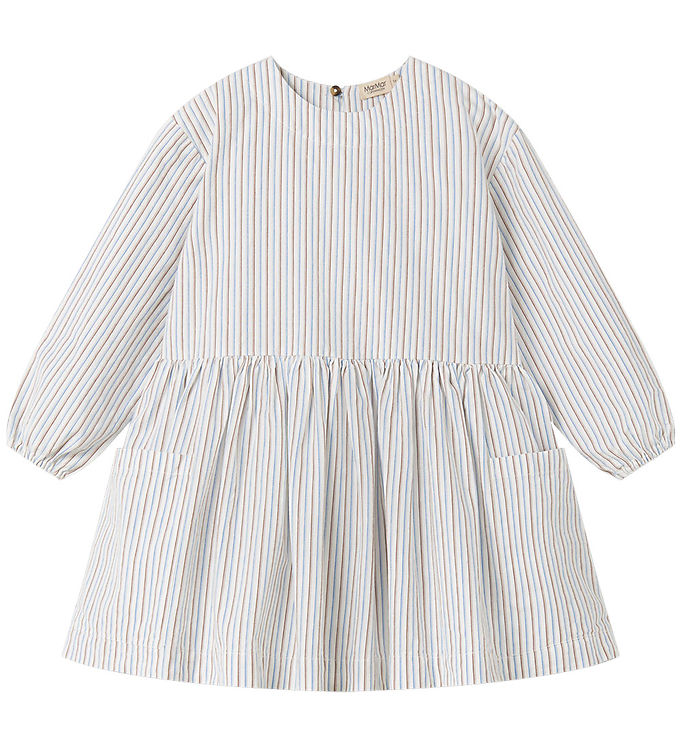 Marmar Kjole - Dagmary - Blue Iris Stripe Marmar Kjole - Dagmary - Blue Iris Stripe