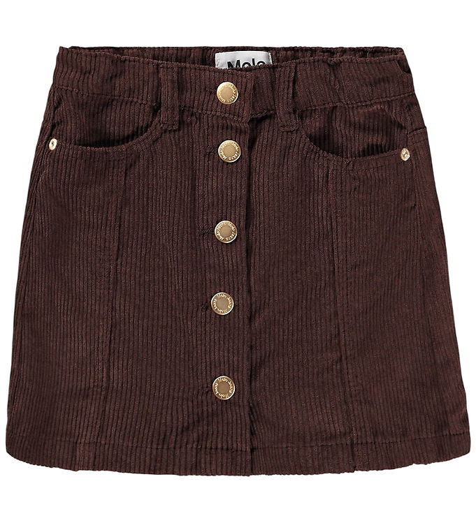 Molo Nederdel - Fløjl - Bera - Bark Brown