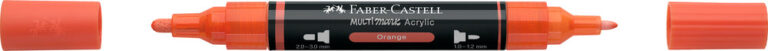 Multimarker Akryl Faber Castell SP 115 Orange m. 2 spids