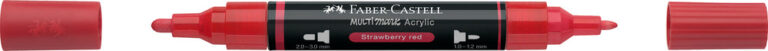 Multimarker Akryl Faber Castell SP 219 Strawberry Red m. 2 spids