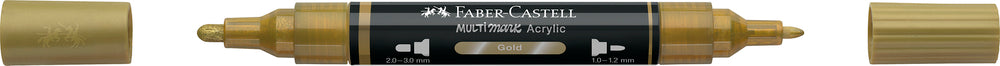 Multimarker Akryl Faber Castell SP 250 Gold m. 2 spids