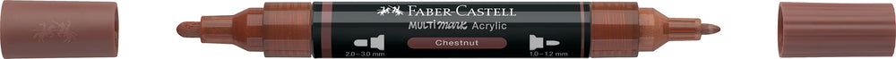 Multimarker Akryl Faber Castell SP 378 Chestnut m. 2 spids Multimarker Akryl Faber Castell SP 378 Chestnut m. 2 spids