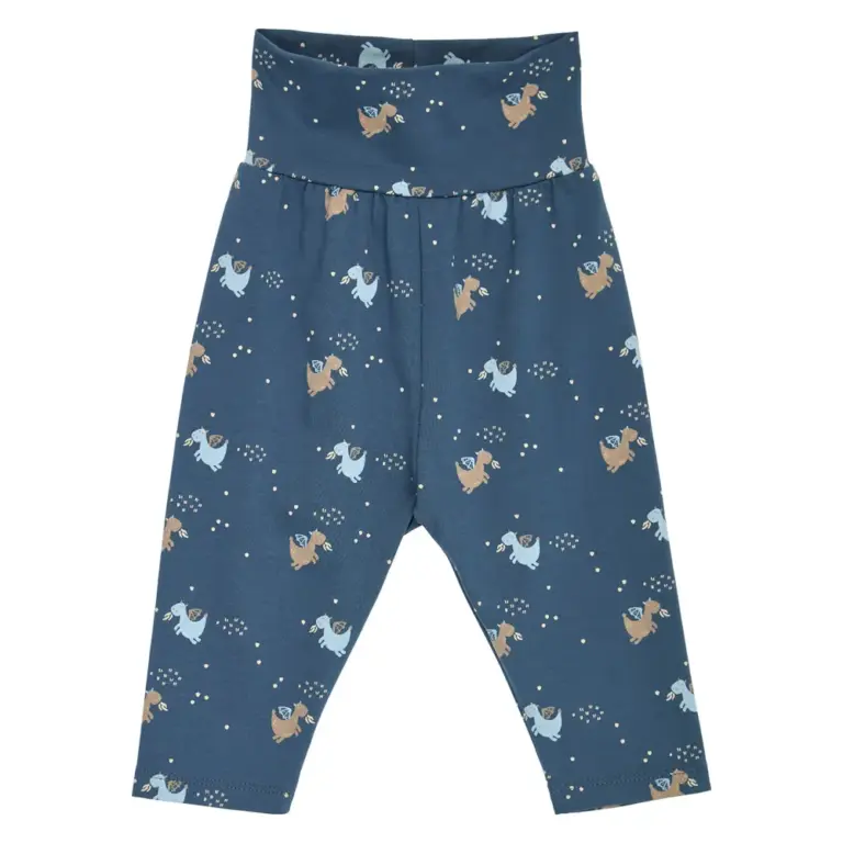 Müsli Storybook Bukser - Navy/Soft Blue/Walnut - 56