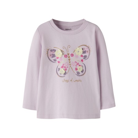 NAME IT Bluse Deppa Lavender Fog