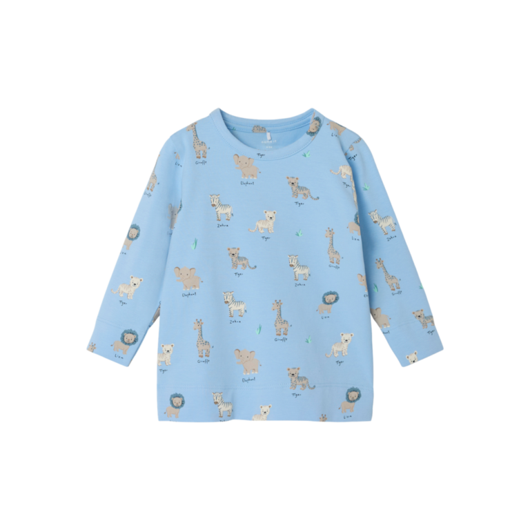 NAME IT Bluse Jann Chambray Blue