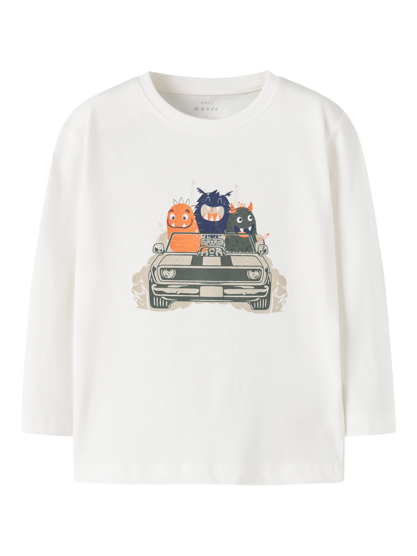NAME IT Bluse Loose Vagno Cloud Dancer Monster NAME IT Bluse Loose Vagno Cloud Dancer Monster