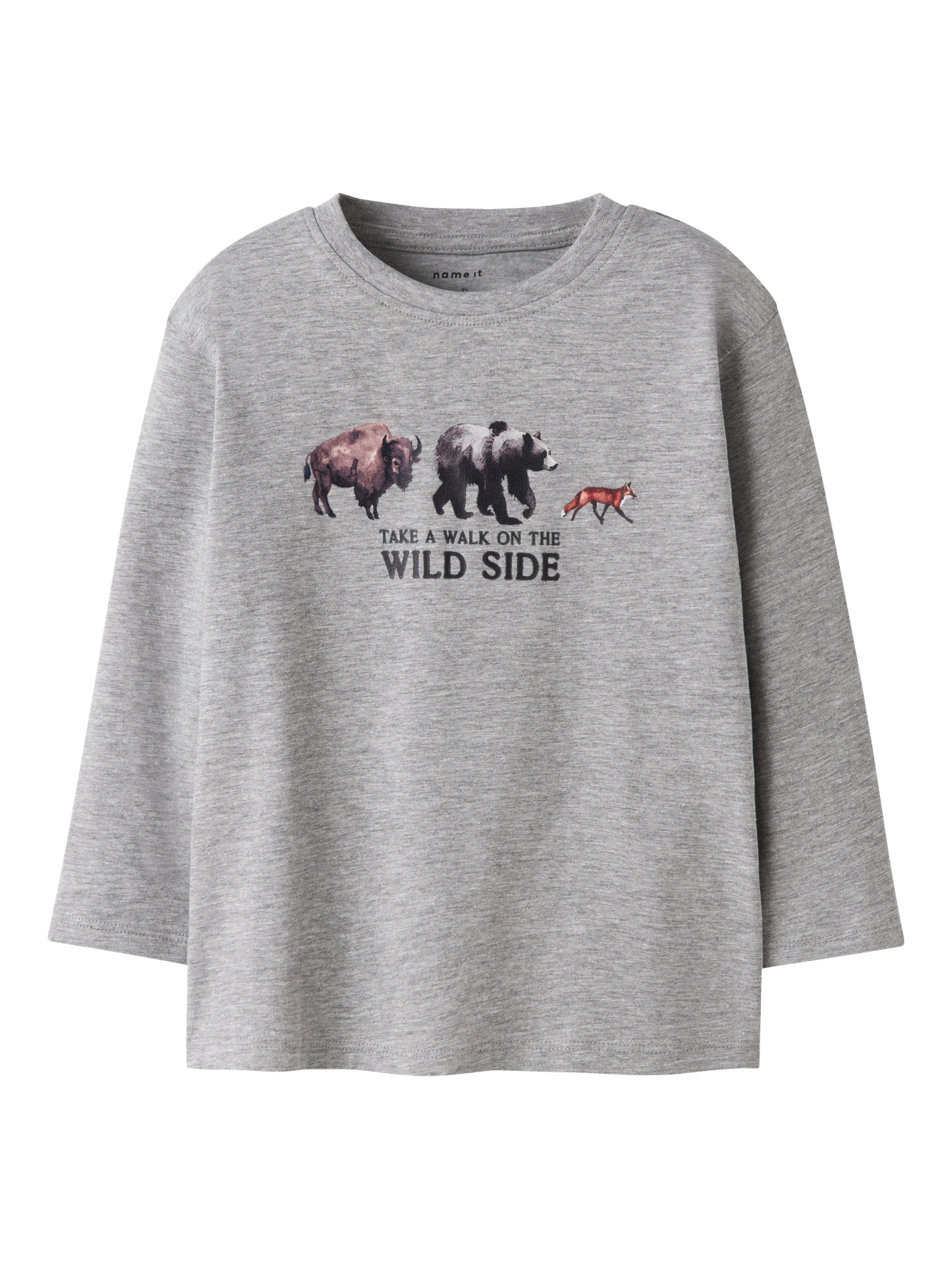 NAME IT Bluse Oris Box Grey Melange NAME IT Bluse Oris Box Grey Melange