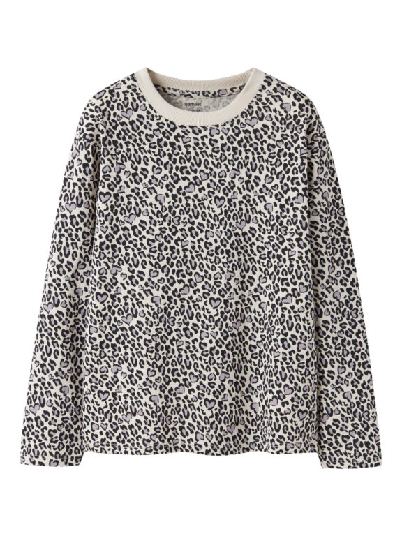 NAME IT Bluse Velda Pumice Stone Leopard