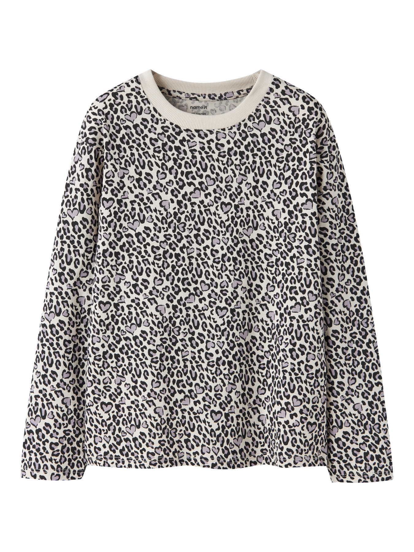 NAME IT Bluse Velda Pumice Stone Leopard