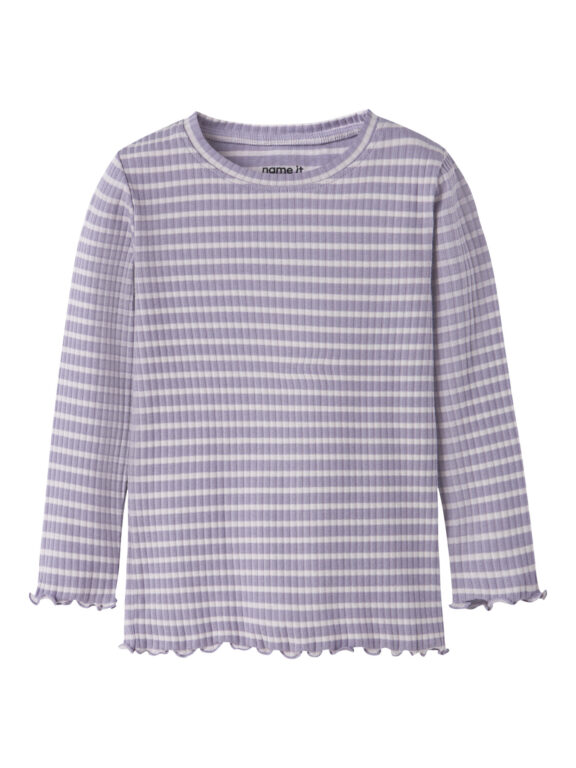 NAME IT Bluse Vemma Lavender Gray