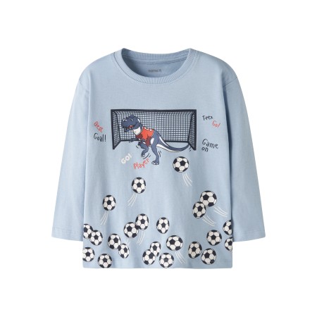 NAME IT Bluse Vilasse Blue Fog