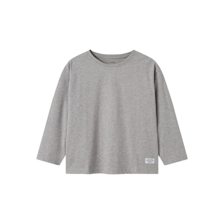 NAME IT Bluse Vimpel Grey Melange