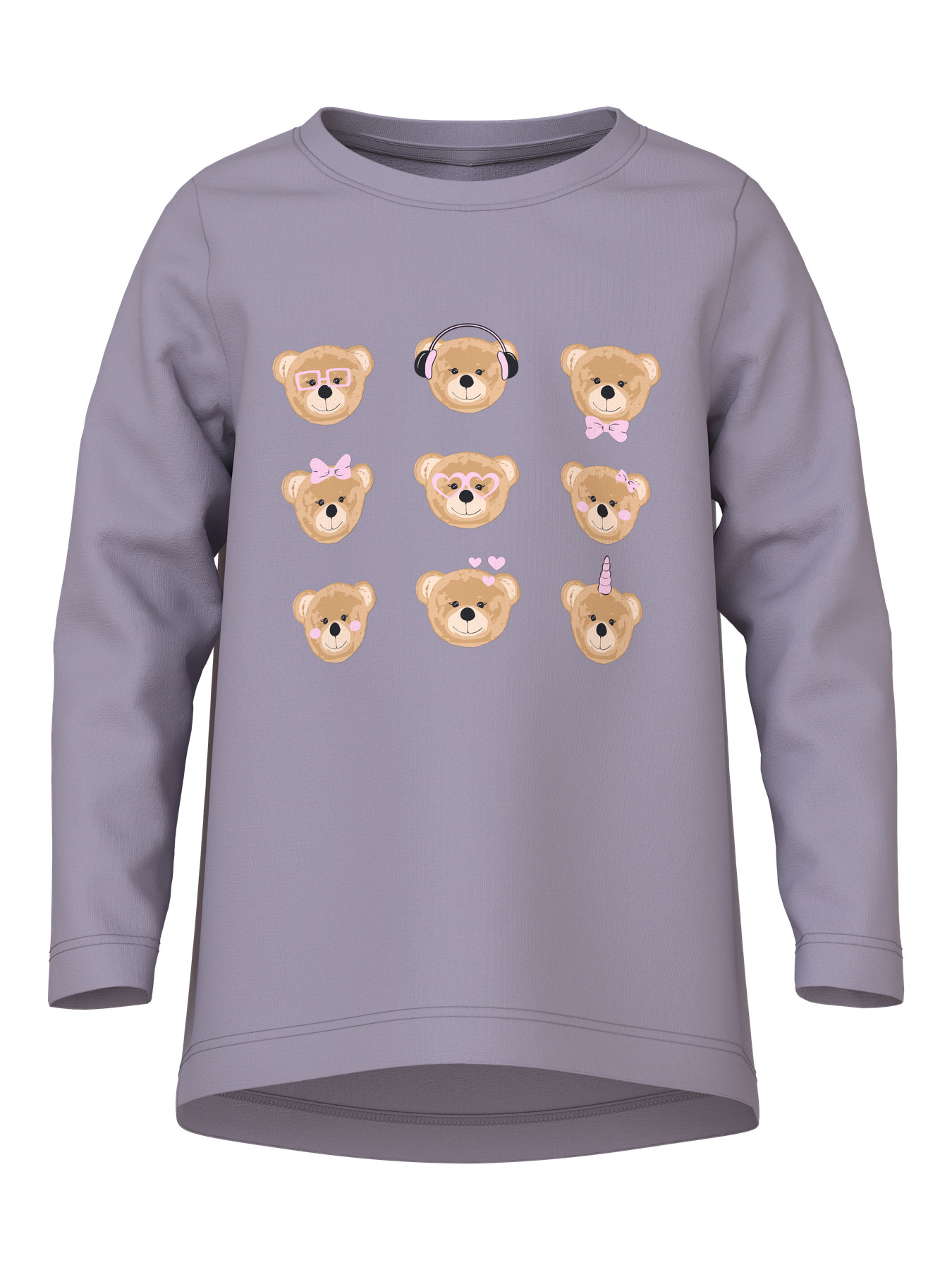 NAME IT Bluse Violet Lavender Gray NAME IT Bluse Violet Lavender Gray