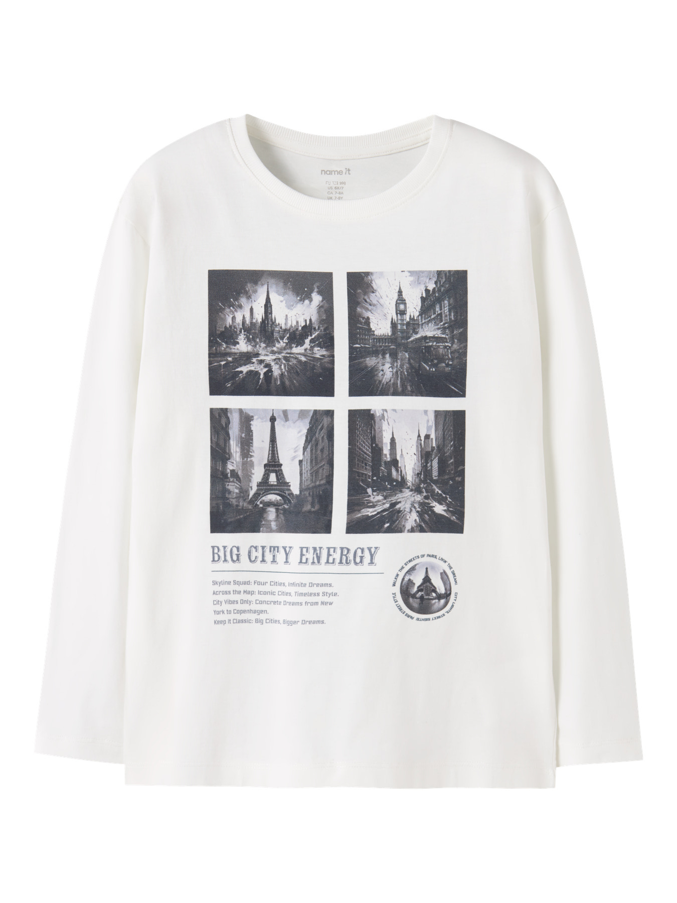 NAME IT Bluse Voto Cloud Dancer Paris Photo NAME IT Bluse Voto Cloud Dancer Paris Photo