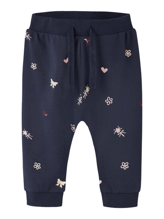 NAME IT Bukser Vandora Navy Blazer Flowers And Hearts