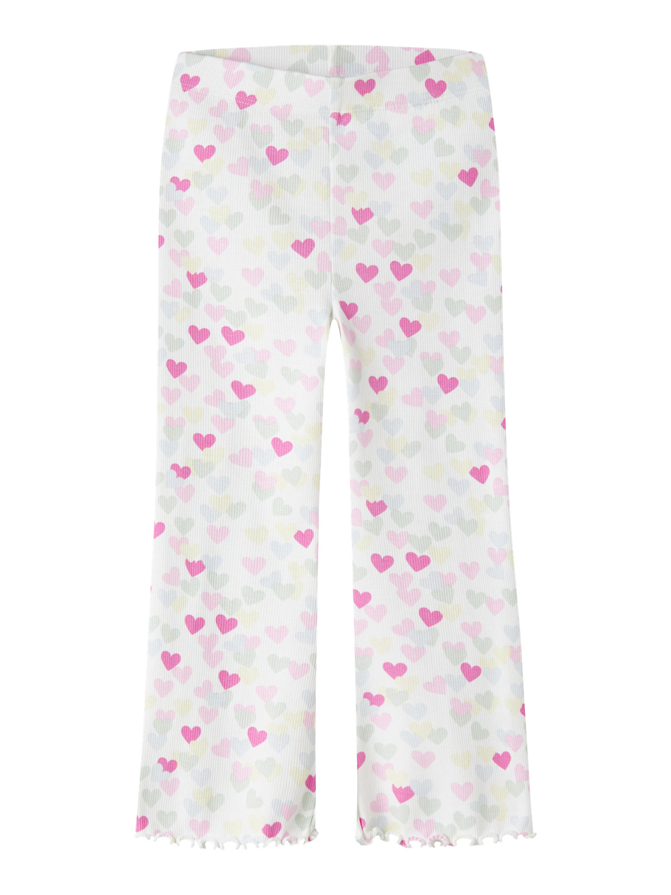 NAME IT Bukser Vemia Cloud Dancer Hearts