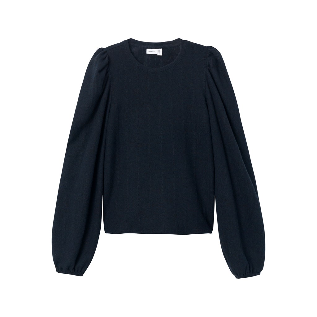 NAME IT Langærmet Bluse Bobbeline Dark Sapphire NAME IT Langærmet Bluse Bobbeline Dark Sapphire