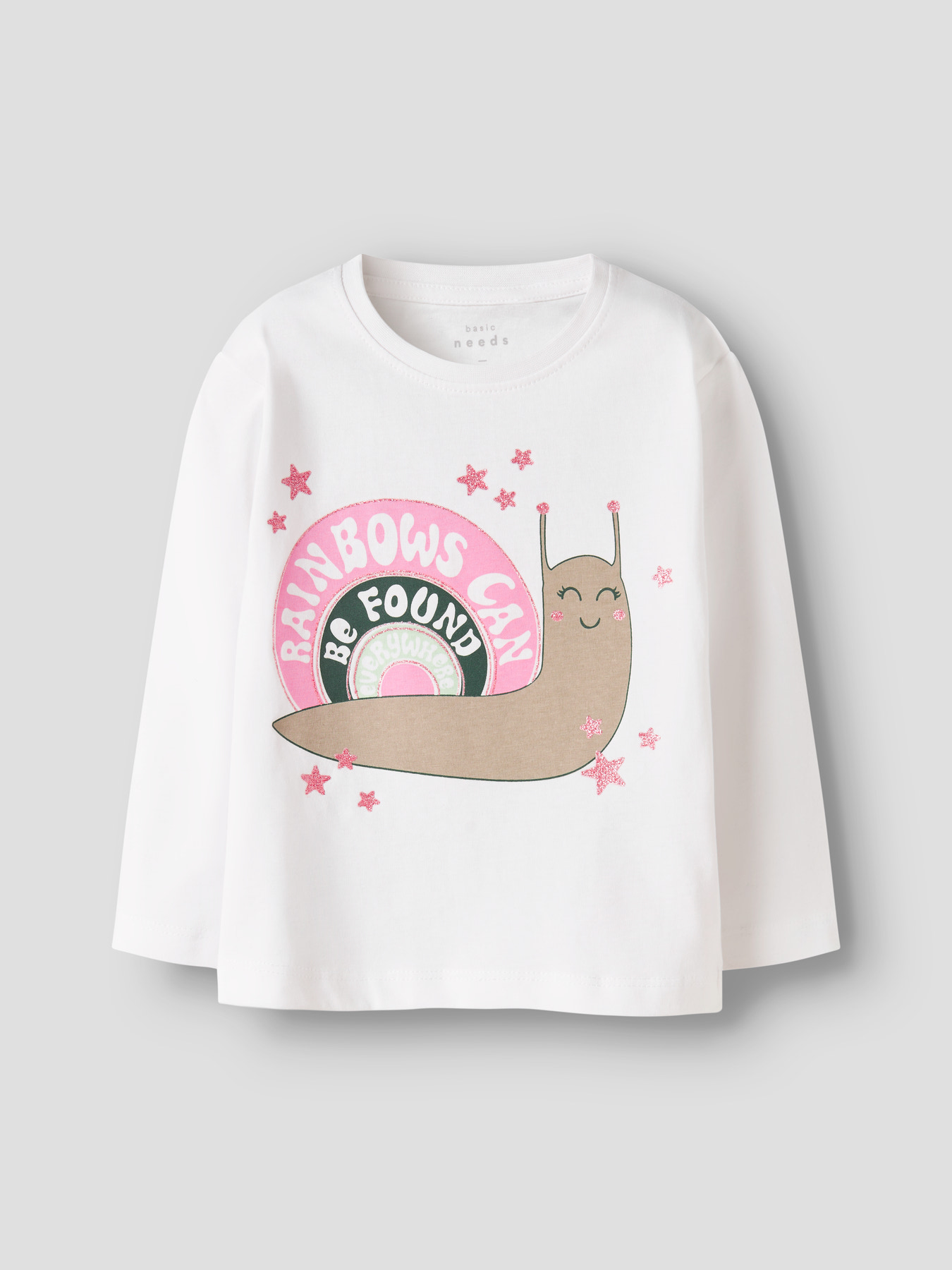 NAME IT Langærmet Bluse Veen Bright White Snail NAME IT Langærmet Bluse Veen Bright White Snail