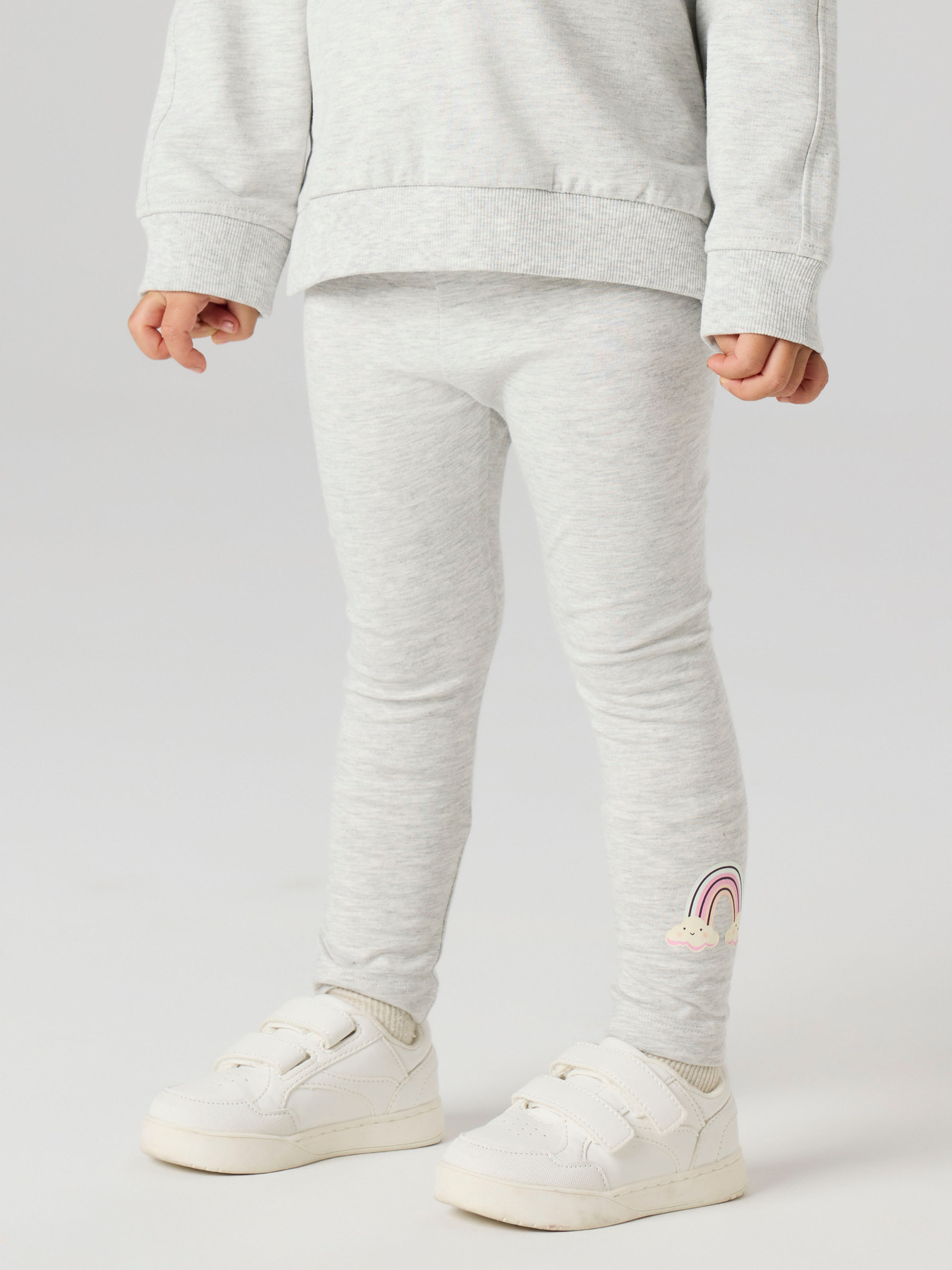 NAME IT Leggings Bilona Light Grey Melange