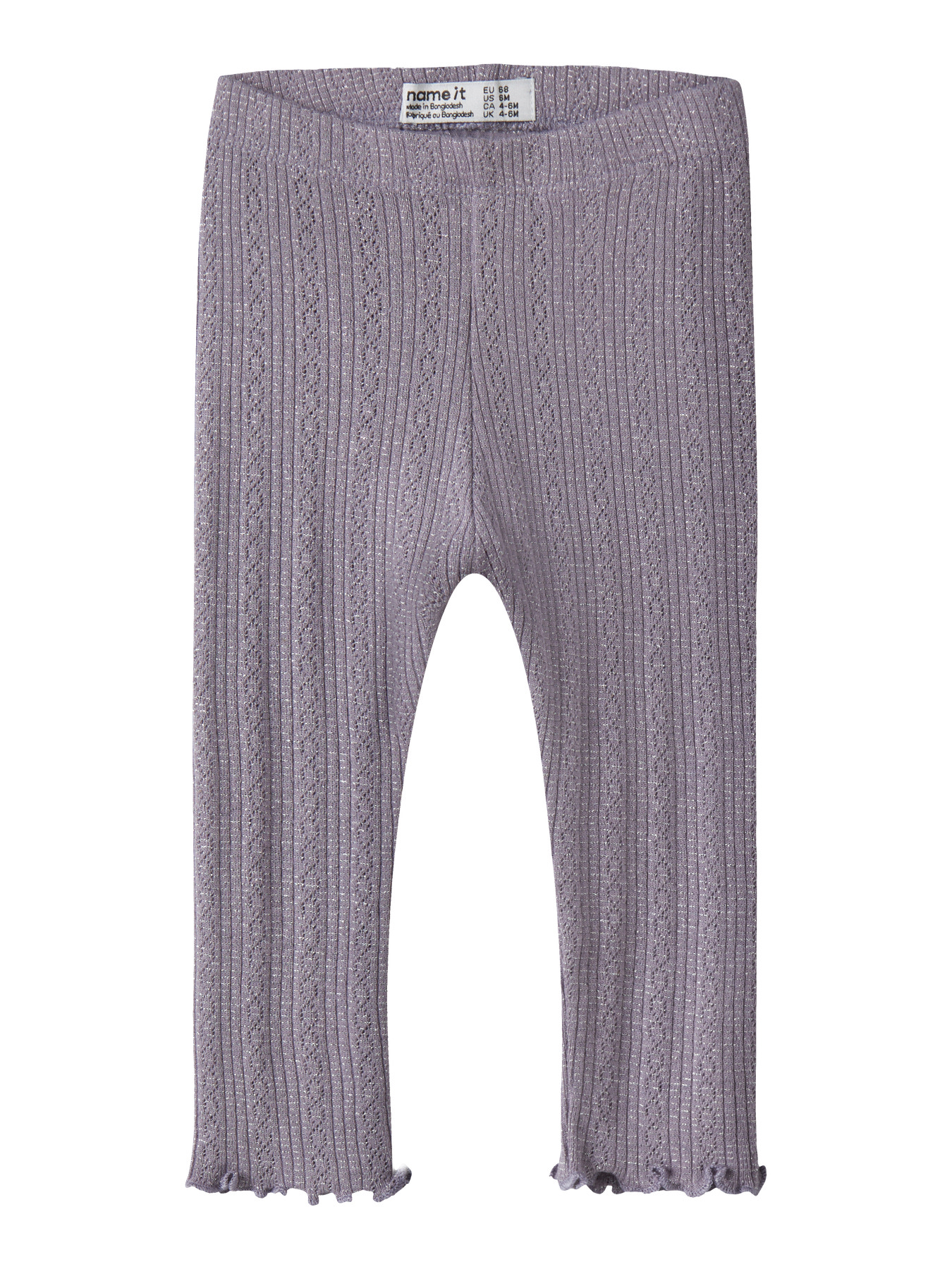NAME IT Leggings Blitta Lavender Gray Melange NAME IT Leggings Blitta Lavender Gray Melange