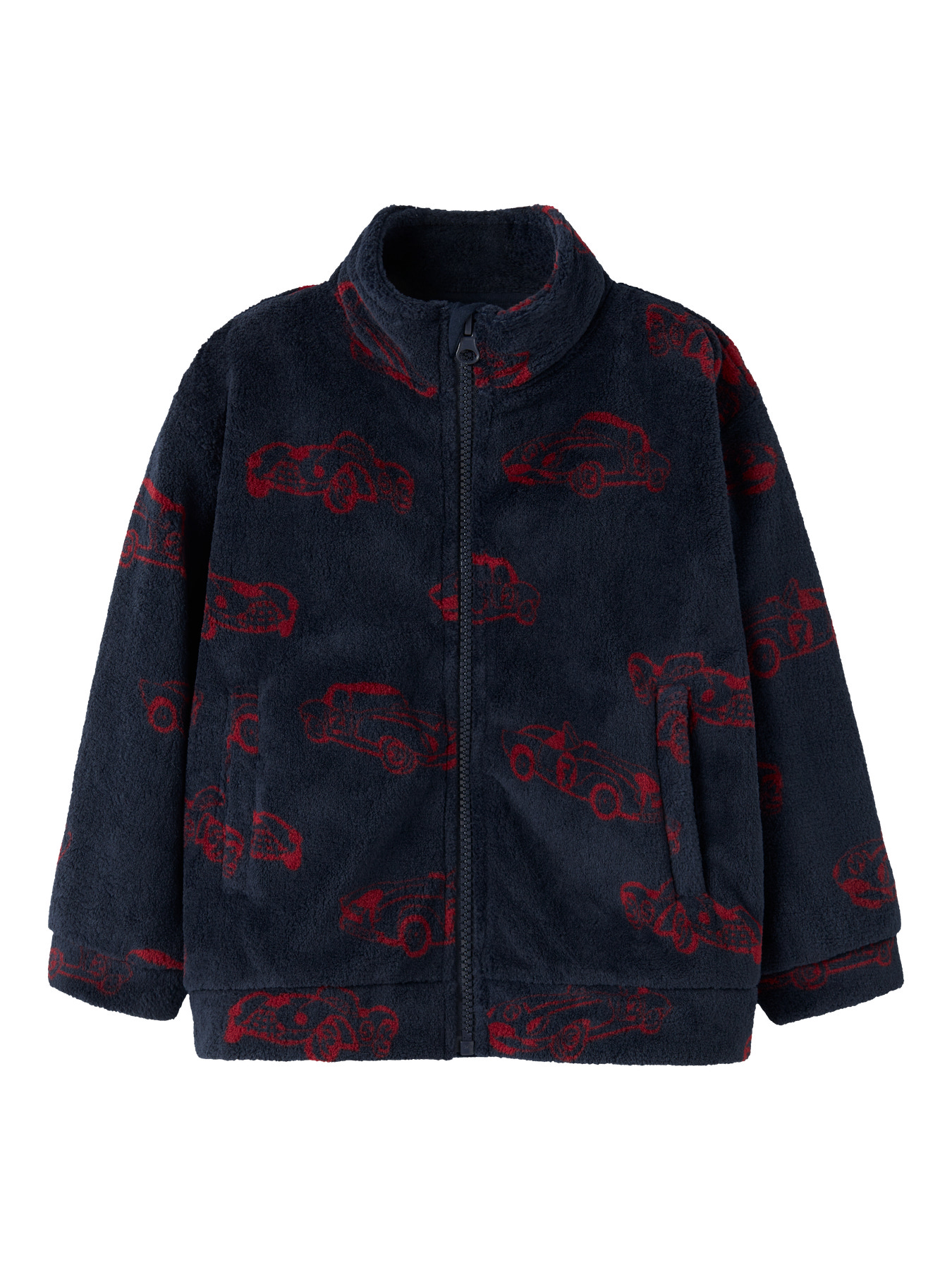 NAME IT Ricolaj Teddy Cardigan Navy Blazer Cars NAME IT Ricolaj Teddy Cardigan Navy Blazer Cars