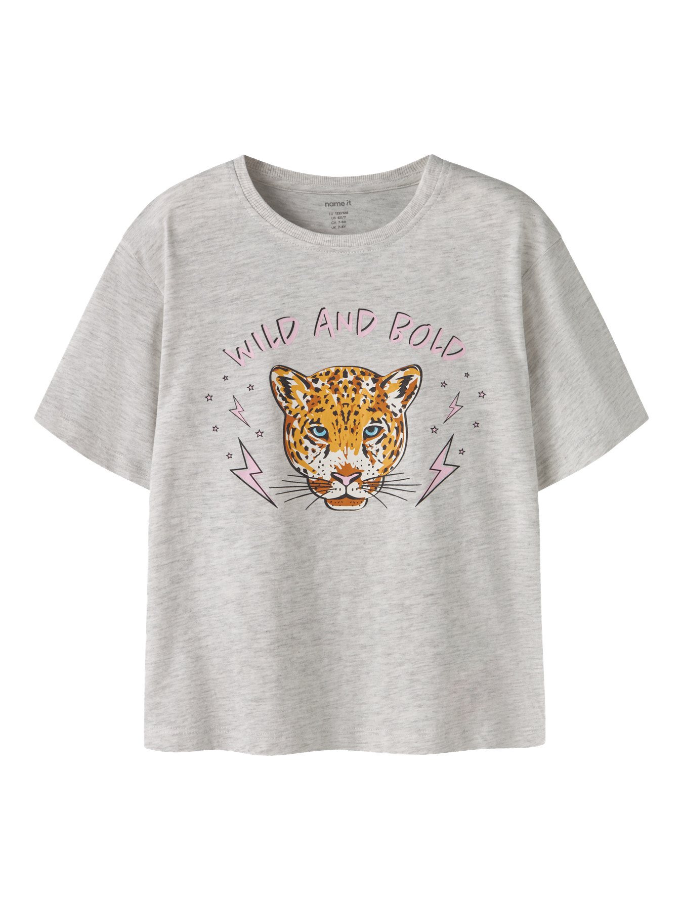 NAME IT T-shirt Benna Light Grey Melange NAME IT T-shirt Benna Light Grey Melange