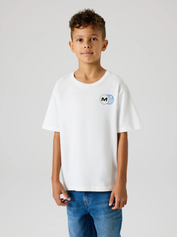 NAME IT T-shirt Benno Bright White