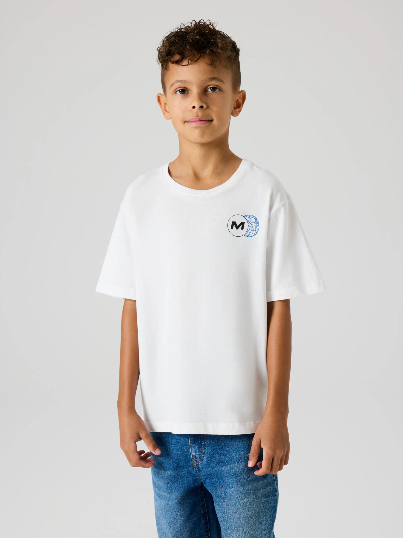 NAME IT T-shirt Benno Bright White