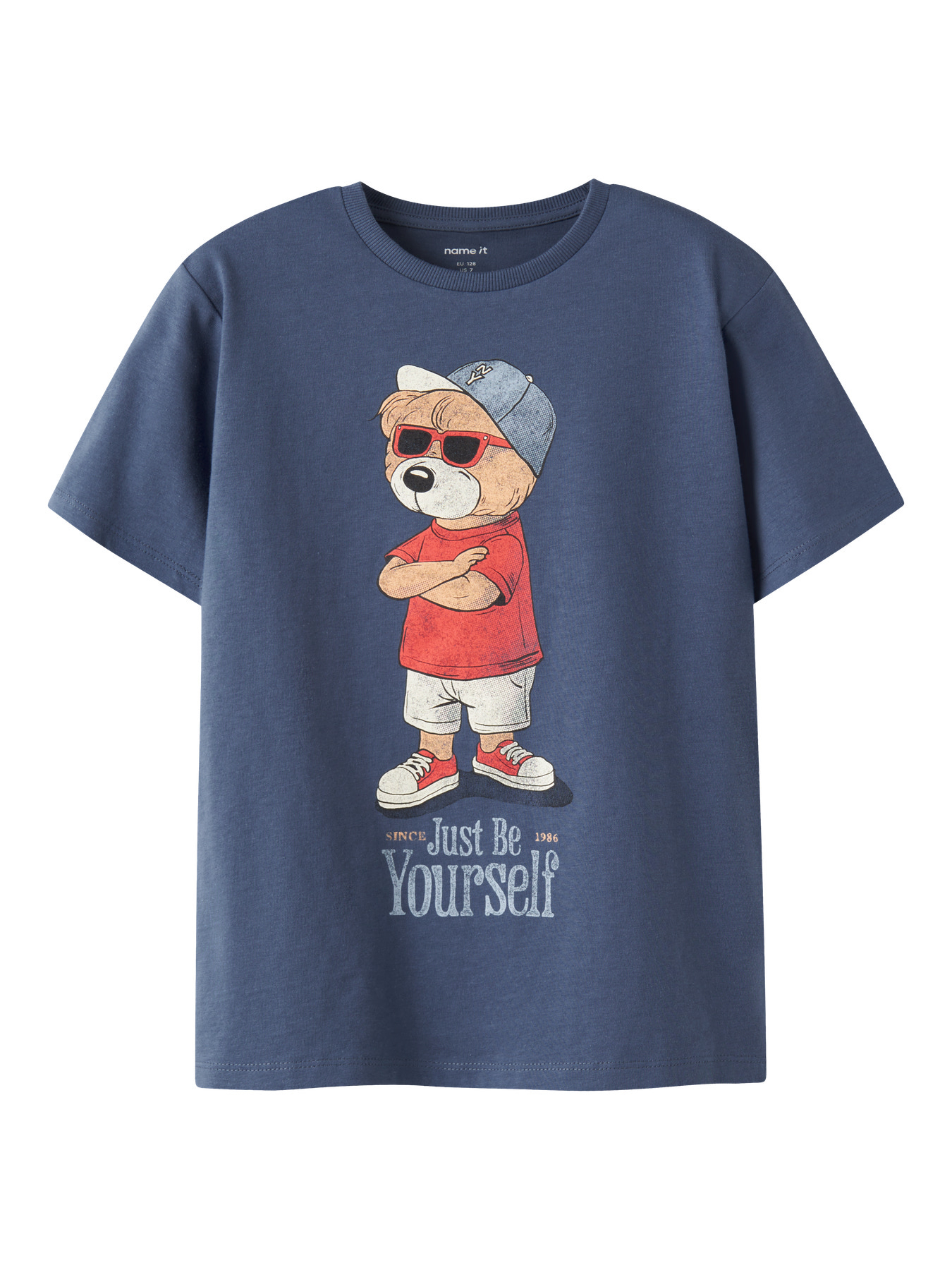 NAME IT T-shirt Dobs Vintage Indigo NAME IT T-shirt Dobs Vintage Indigo