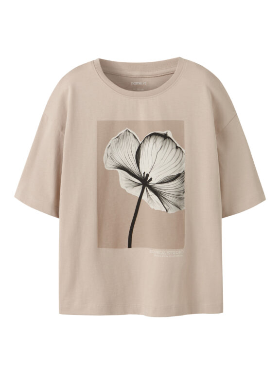 NAME IT T-shirt Svea Cement