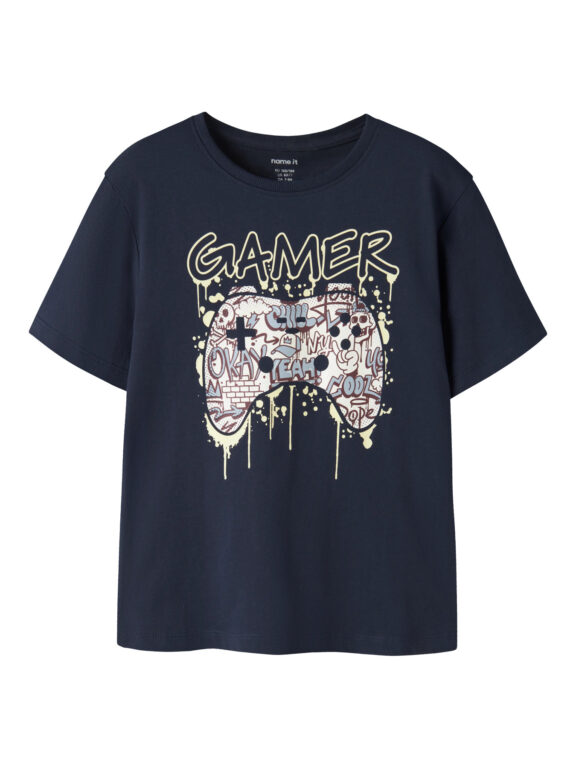 NAME IT T-shirt Victor Navy Blazer Gamer NAME IT T-shirt Victor Navy Blazer Gamer