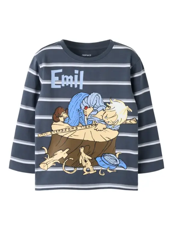 Name It Alf Emil Trøje - Ombre Blue - 116