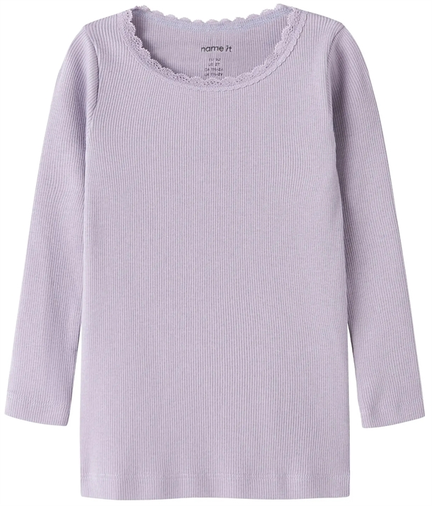 Name It Bluse - Kab - Lavender Gray