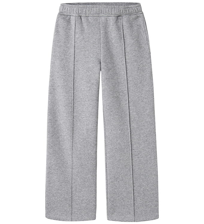 Name It Bukser - NkfNillina - Wide - Light Grey Melange